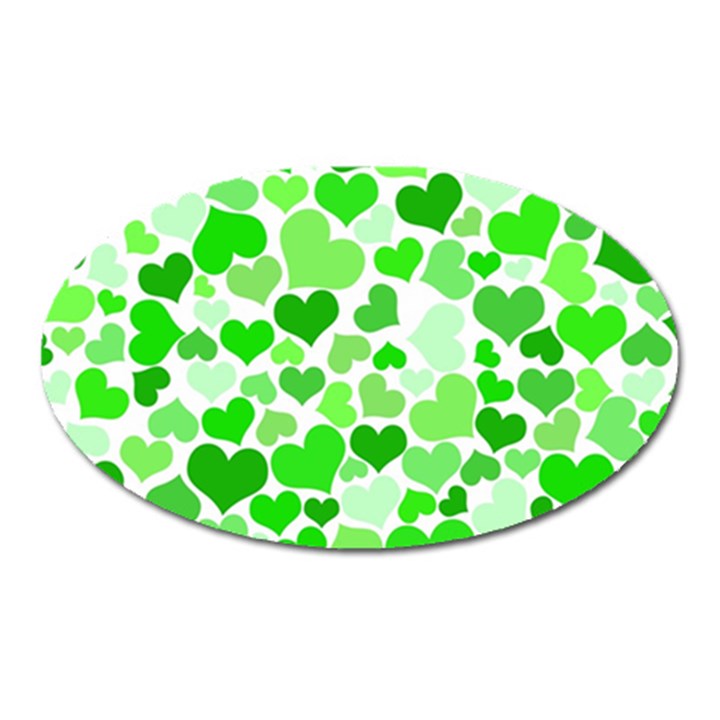 Heart 2014 0911 Oval Magnet