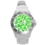 Heart 2014 0911 Round Plastic Sport Watch (L) Front