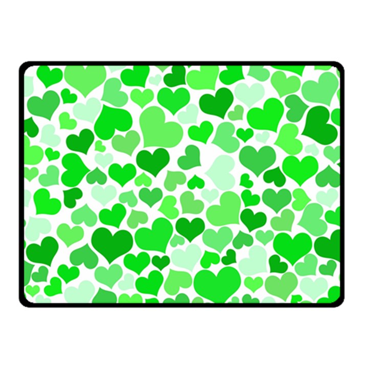 Heart 2014 0912 Double Sided Fleece Blanket (Small) 