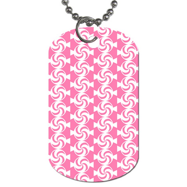 Cute Candy Illustration Pattern For Kids And Kids At Heart Dog Tag (One Side)