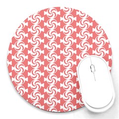 Candy Illustration Pattern  Round Mousepads by GardenOfOphir