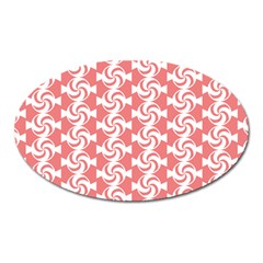 Candy Illustration Pattern  Oval Magnet by GardenOfOphir