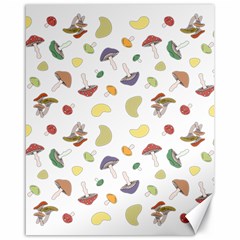 Mushrooms Pattern Canvas 16  X 20   by Famous