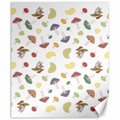 Mushrooms Pattern Canvas 20  X 24   by Famous