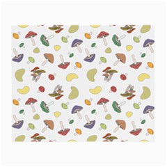 Mushrooms Pattern Small Glasses Cloth (2-side) by Famous