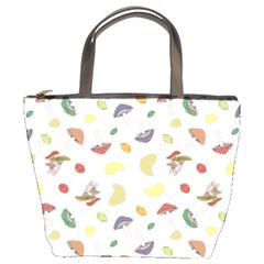 Mushrooms Pattern Bucket Bags by Famous