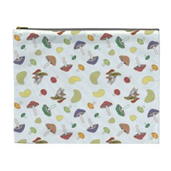 Mushrooms Pattern Cosmetic Bag (xl) by Famous