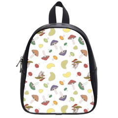 Mushrooms Pattern School Bags (small)  by Famous