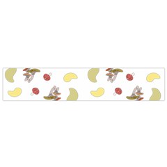 Mushrooms Pattern Flano Scarf (small) 