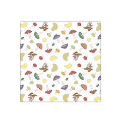 Mushrooms Pattern Satin Bandana Scarf by Famous