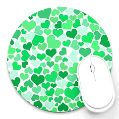 Heart 2014 0914 Round Mousepads by JAMFoto