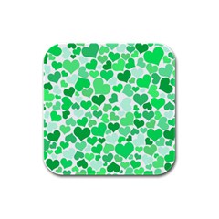 Heart 2014 0914 Rubber Square Coaster (4 Pack)  by JAMFoto