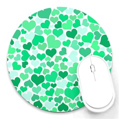 Heart 2014 0915 Round Mousepads by JAMFoto