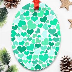 Heart 2014 0916 Ornament (oval)  by JAMFoto