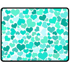 Heart 2014 0917 Double Sided Fleece Blanket (Medium) 