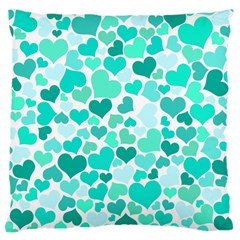 Heart 2014 0917 Large Flano Cushion Cases (One Side) 