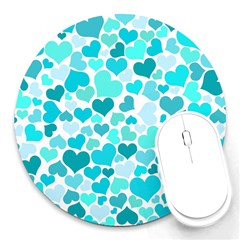 Heart 2014 0918 Round Mousepads by JAMFoto