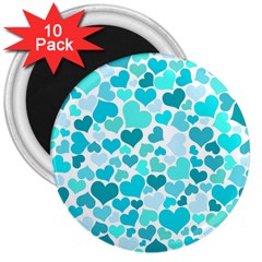 Heart 2014 0918 3  Magnets (10 pack) 