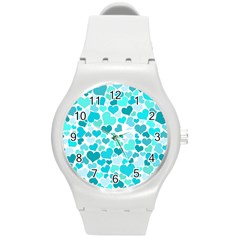 Heart 2014 0918 Round Plastic Sport Watch (M)