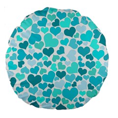 Heart 2014 0918 Large 18  Premium Round Cushions