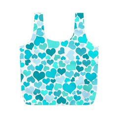 Heart 2014 0918 Full Print Recycle Bags (M) 