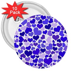 Heart 2014 0925 3  Buttons (10 pack) 