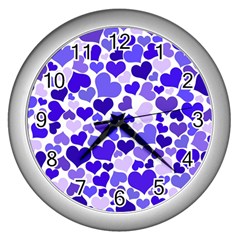 Heart 2014 0925 Wall Clocks (Silver) 