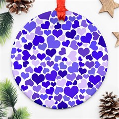 Heart 2014 0925 Round Ornament (Two Sides) 