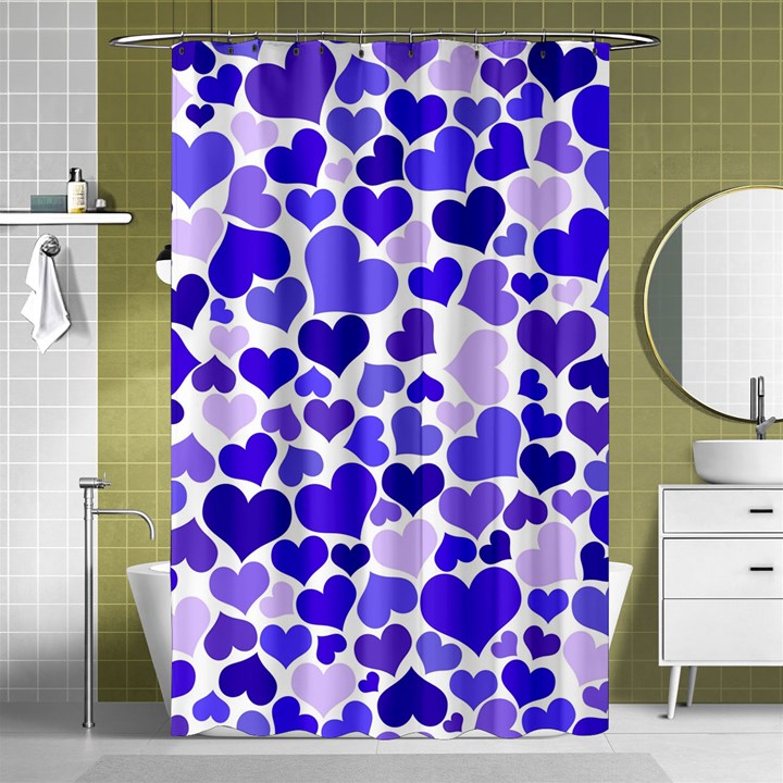 Heart 2014 0925 Shower Curtain 48  x 72  (Small) 