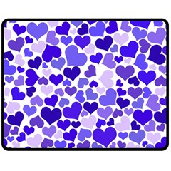 Heart 2014 0925 Double Sided Fleece Blanket (Medium) 