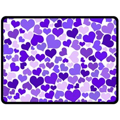 Heart 2014 0926 Double Sided Fleece Blanket (Large) 