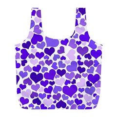 Heart 2014 0926 Full Print Recycle Bags (L) 