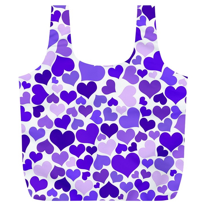 Heart 2014 0926 Full Print Recycle Bags (L) 