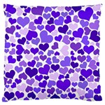 Heart 2014 0926 Large Flano Cushion Cases (Two Sides)  Front