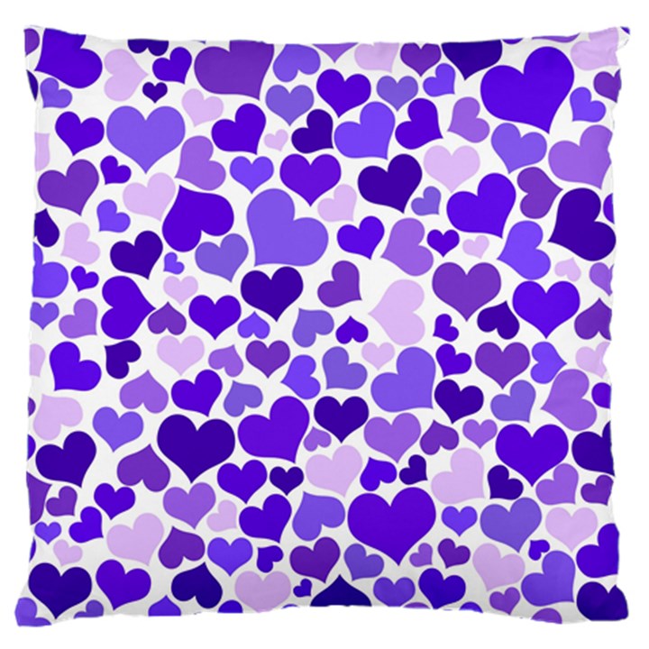 Heart 2014 0926 Large Flano Cushion Cases (Two Sides) 