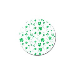 Sweet Shiny Floral Green Golf Ball Marker (10 Pack) by ImpressiveMoments