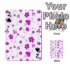 Sweet Shiny Floral Pink Playing Cards 54 Designs  by ImpressiveMoments