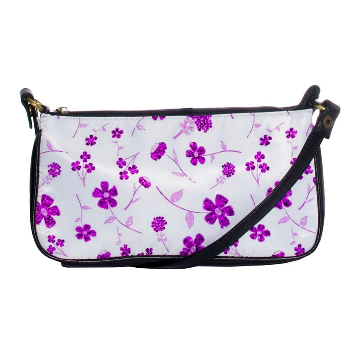 Sweet Shiny Floral Pink Shoulder Clutch Bags