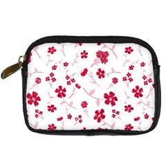 Sweet Shiny Floral Red Digital Camera Cases by ImpressiveMoments