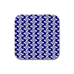 Candy Illustration Pattern Rubber Square Coaster (4 Pack)  by GardenOfOphir