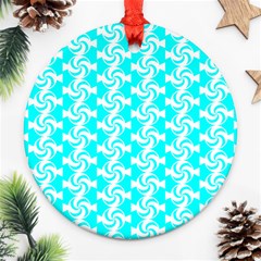 Candy Illustration Pattern Ornament (round)  by GardenOfOphir