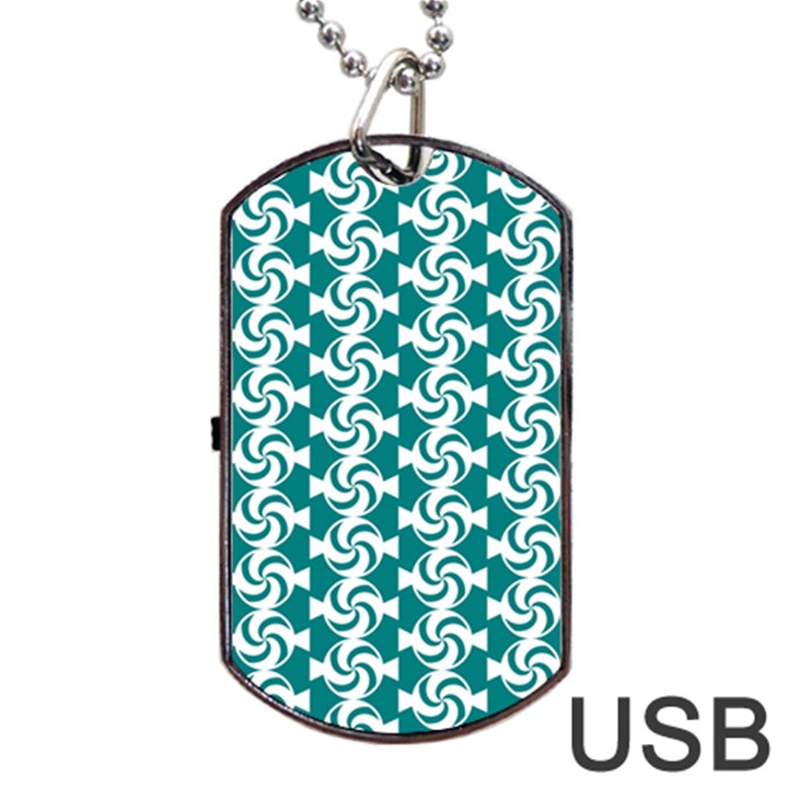 Cute Candy Illustration Pattern For Kids And Kids At Heart Dog Tag USB Flash (One Side)