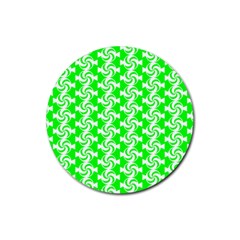 Candy Illustration Pattern Rubber Coaster (round)  by GardenOfOphir