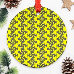 Candy Illustration Pattern Ornament (round)  by GardenOfOphir