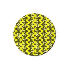 Candy Illustration Pattern Rubber Coaster (round)  by GardenOfOphir