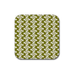 Candy Illustration Pattern Rubber Coaster (square)  by GardenOfOphir