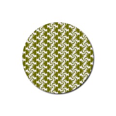 Candy Illustration Pattern Rubber Coaster (round)  by GardenOfOphir