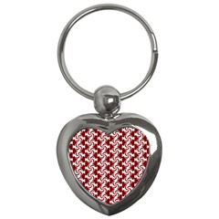 Candy Illustration Pattern Key Chains (heart)  by GardenOfOphir