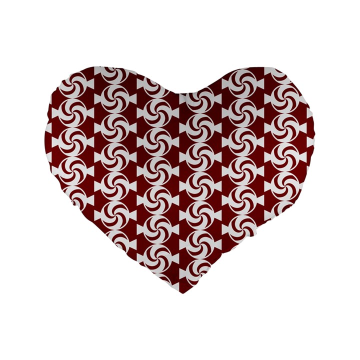 Candy Illustration Pattern Standard 16  Premium Heart Shape Cushions