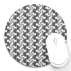 Candy Illustration Pattern Round Mousepads by GardenOfOphir